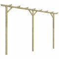 Pergola da Giardino in Legno di Pino per Terrazza ed Esterni