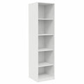 Armadio Moderno in Legno Bianco 50x50x200 cm per Camera da Letto