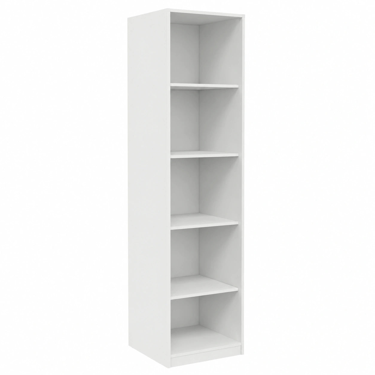 Armadio Moderno in Legno Bianco 50x50x200 cm per Camera da Letto