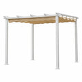 Telo per Pergola Impermeabile 3x3 m con Design Elegante