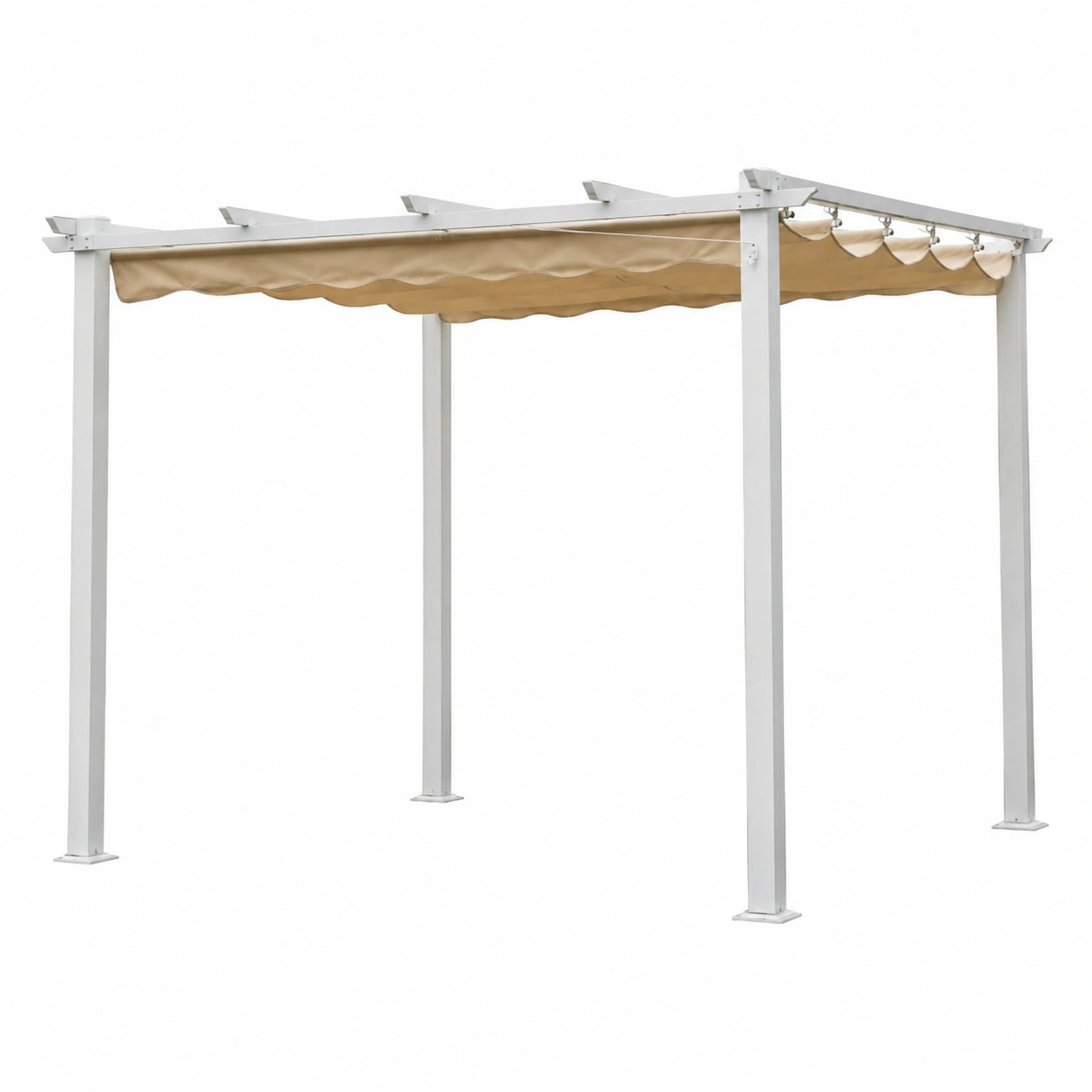 Telo per Pergola Impermeabile 3x3 m con Design Elegante