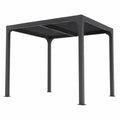 Pergola Bioclimatica in Alluminio 240x300 cm con Riparo Tettoia