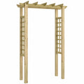 Pergola ad Arco in Pino Impregnato per Piante Rampicanti