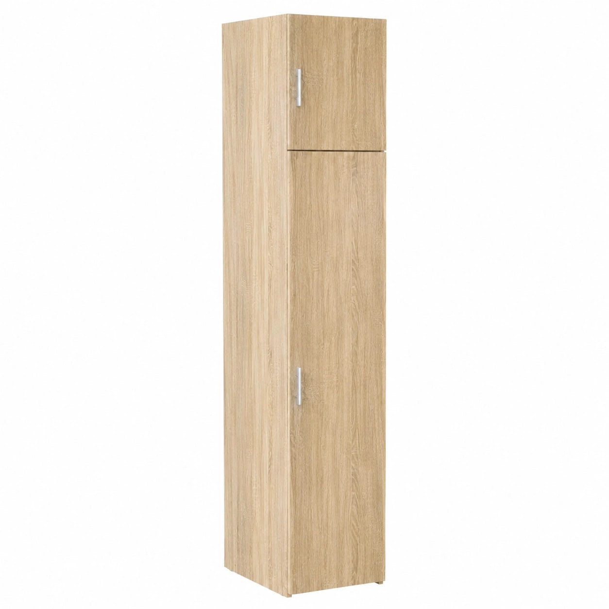 Armadio da Bagno in Truciolato Rovere Sonoma, 30x42,5x225 cm