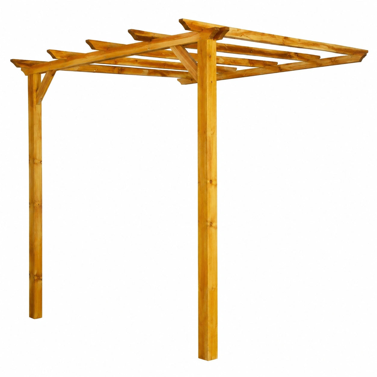 Pergola da Giardino in Legno Trattato Resistente